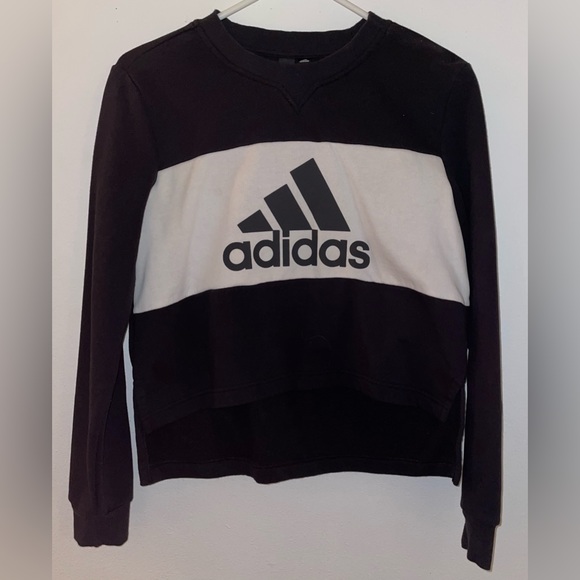Adidas Cropped Crewneck - Picture 1 of 2